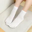 3 Đôi Nữ Cotton Thoáng Khí Đến Mắt Cá Chân Tất Năm Ngón Thời Trang Nữ 5 Ngón Tất