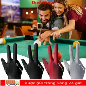 Găng tay ngáy DUSKGLOW, Găng tay bi-a chống trượt Spandex, Phụ kiện tập thể dục Găng tay ba ngón có độ đàn hồi thoáng khí
