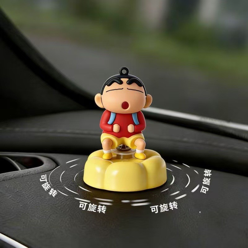 2026 Xoay Crayon Shin-Chan Xe Để Bàn Trang Trí Văn Phòng Nội Thất Quà Tặng 26.5.11