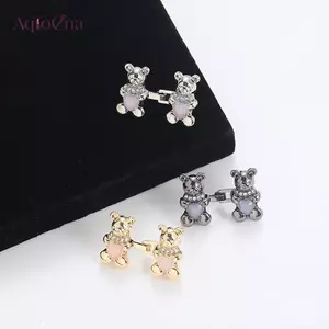 AqToCna Hoạt Hình Dễ Thương Trái Tim Gấu Eo Bule Quần Jean Không Cần May Có Thể Tháo Rời Nút Thắt Lưng Quần Váy Thắt Lưng Dụng Cụ AqToCna