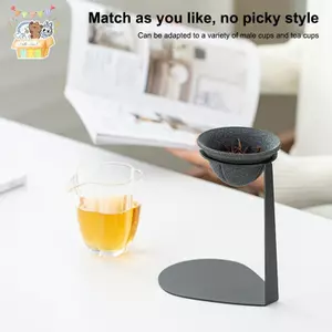 Chất liệu đá gốm Bộ lọc trà không xốp nướng một mảnh - Bước căng trà rời - Bộ lọc chính xác cà phê ELWW