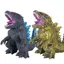 Phiên bản Q Máy cao su mềm Godzilla Khủng long King Kong Rồng ba đầu Vua quái vật Đồ chơi mô hình di chuyển được khớp trẻ em