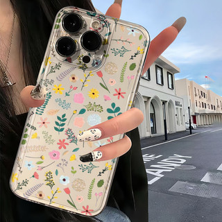 Vỏ Điện Thoại Cây Hoa Tím Thời Trang Cho Xiaomi Redmi Note 15 14 13 Pro Plus Note15 Note14 4G 5G Vỏ TPU Trong Suốt Bumber Sáng Tạo Silica gel Thời Trang Hàn Quốc Siêu Mỏng