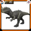 Mattel Jurassic World Shining Roar! Ceratosaurus Kids' Figure Dinosaur Toy, Length: Approximately 31 cm, for Ages 4 and Up, Gray JKL77