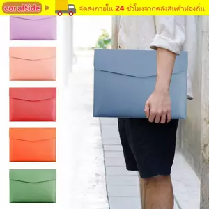 Thư mục tập tin da CORALTIDE, Túi đựng tài liệu da dung tích lớn A4 A5, Túi đựng tài liệu da