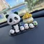 6 Chiếc Dễ Thương Mini Dạ Quang Gấu Trúc Trang Trí Nội Thất Ô Tô Gương Chiếu Hậu Tự Động Bảng Điều Khiển Đồ Trang Trí Phụ Kiện Xe Hơi