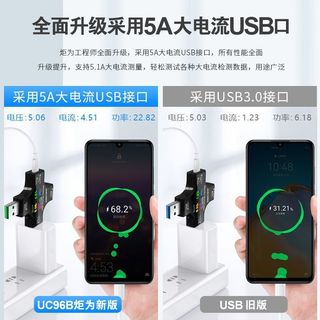 Những Điều Tốt Đề Nghị Đèn Pin Type-c pd Sạc Điện Thoại Di Động usb Giao Thức Thử Nghiệm Màn Hình Kỹ Thuật Số Vôn Kế Ampe Kế Đồng Hồ Công Suất 4.22