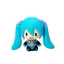 5cm Hatsune Miku Q-version Biểu Hiện Cười Ngồi Anime Handmade Nhân Vật Hành Động Để Bàn Ốp Lưng Trang Trí Quà Tặng