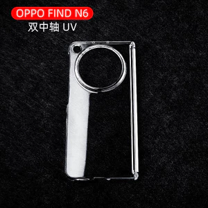 Ốp điện thoại cho Oppo FindN6 Vỏ bảo vệ chống sốc trục trung tâm từ tính trong suốt