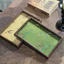 Trung Quốc Lá Tre Ánh Sáng Bóng Khay Phòng Khách Để Bàn Đồ Lặt Vặt Lưu Trữ Bằng Gỗ Khay Đựng Đồ Retro Sense Chơi Khay Trà 0CQM