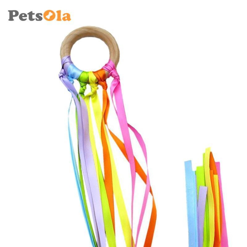 Bé Montessori Ruy Băng Vòng Xoay Đồ Chơi Cảm Giác Permance Prop Cánh Tay Diều