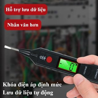 Bút kiểm tra điện áp kỹ thuật số thông minh LCD NCV Máy dò dây Breakpoint Báo động pha liên tục Đèn LED