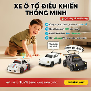 Điều khiển từ xa Drift Car LED Lights Auto Follow Kids Toy Racer Stunt Smart Track Play
