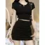 Bộ đồ thể thao Pure Desire Style dành cho nữ - áo thun ngắn tay và váy hông lưng cao, phù hợp mùa hè