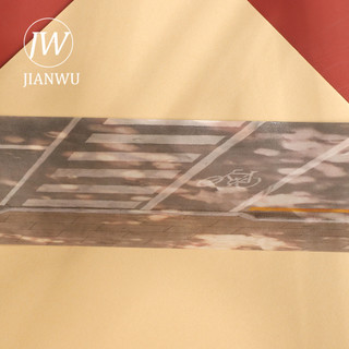 JIANWU 67mm * 5m Vintage Road Shadow Phong Cảnh Chất Liệu Cắt Băng Thêu Sò PET Sáng Tạo DIY Tạp Chí Văn Phòng Phẩm