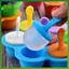 SWEET 7 Lỗ DIY Kem Pops Khuôn Silicon Kem Bóng Máy Làm Popsicles Khuôn Trái Cây Cho Bé Lắc Nhà Phụ Kiện Nhà Bếp Dụng Cụ n