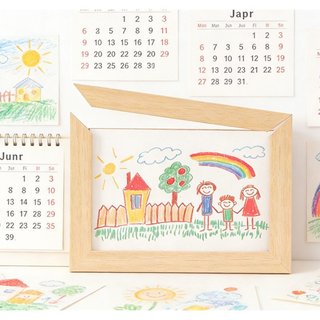 Khung lưu trữ nghệ thuật trẻ em Hộp trưng bày bằng gỗ Giá treo tường từ tính Bộ sắp xếp bộ nhớ Vẽ Keeper