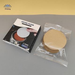 ELBBKG 51 / 53 / 58mm Giỏ Portafilter Giấy lọc cà phê cho máy pha cà phê 100 tờ Bộ lọc giấy cà phê tròn cho nồi Moka Phụ kiện cà phê mới