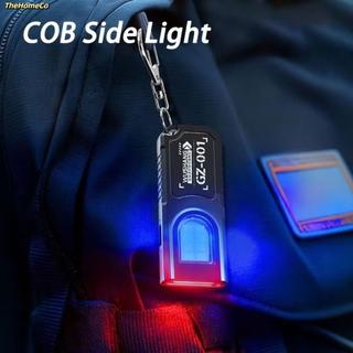 Đèn pin móc khóa THEHOMECO - Sáng cao, đa chức năng COB, chống nước, sạc lại được, tiện lợi cho outdoor
