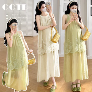 Trang phục bà bầu mùa hè - Váy dáng rộng dễ thương