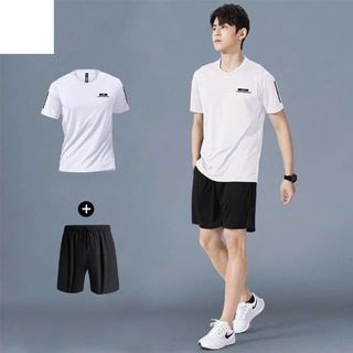 Đồ Bộ Quần Áo Thể Thao Nam Mùa Hè Chất Thun Lạnh Co Giãn 4 Chiều Gía rẻ  017