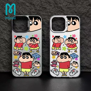 Ốp lưng iPhone Shin-chan cho17 16 15 14 13 12 11 Pro Pro Max 6 6S 7 8 Plus X XS XR XS Max SE 2020 2022 Ốp lưng TPU mềm
