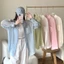 Áo sơ mi chống nắng Tencel dành cho nữ, Áo khoác Cardigan dáng rộng nhẹ