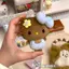 PS1 Sanrio Hello Kitty Plushie Dễ Thương Lông Thú Đen Sang Trọng Túi Búp Bê Charm SP1