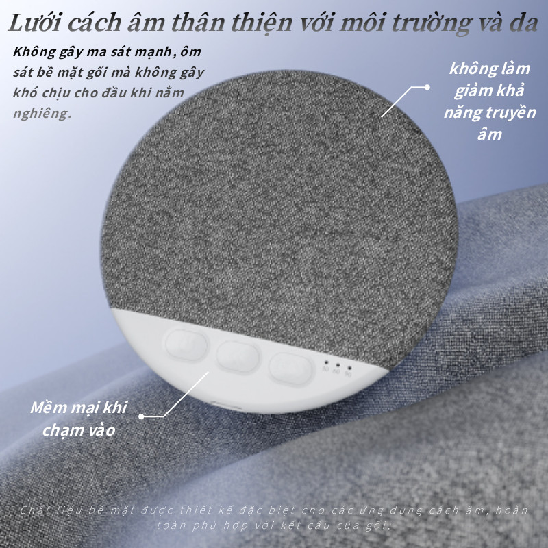 Loa Gối Thông Minh - Tạo Tổ Kén Âm Thanh Riêng, Sạc Type-C, Bạn Đồng Hành Cho Giấc Ngủ Sâu & Thư Giãn