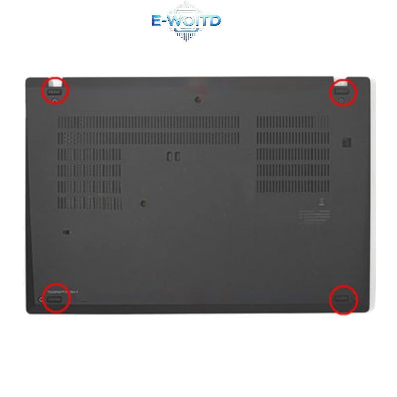 E-WOITD 4 Cái / bộ Miếng Lót Chân Cao Su Cho Thinkpad T490 T495 P43S T14 Miếng Lót Chống Trượt Chân Đế Đáy Bao Thay Thế E-WOITD