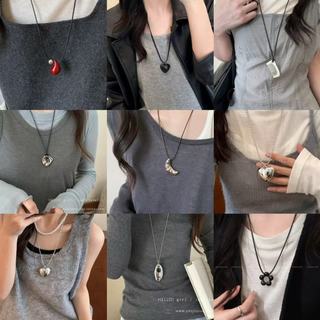 Vòng cổ nữ cao cấp phong cách Hàn Quốc, kim loại không đều, đơn giản và phù hợp làm phụ kiện thời trang.