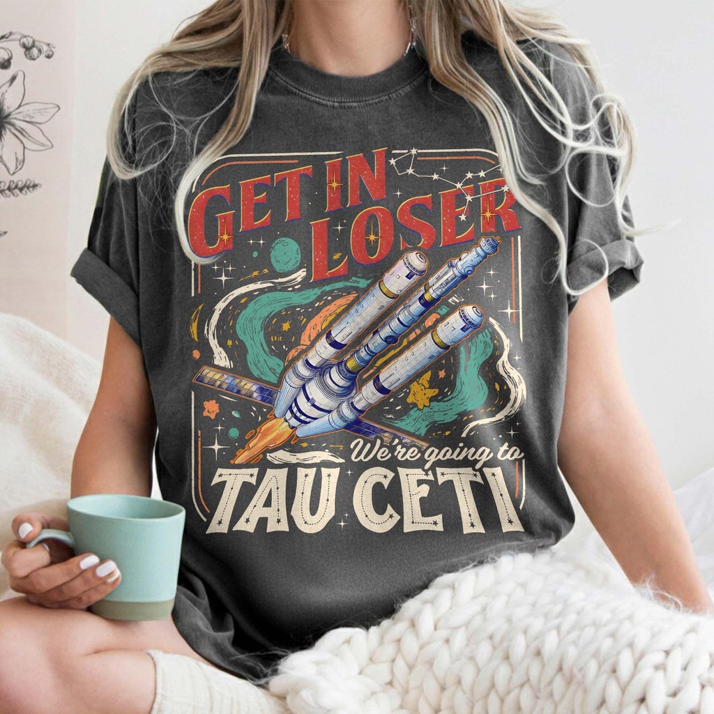 GN Retro Nhận được trong Loser Màu sắc thoải mái Tee Project Hail Mary Quà tặng đã đi đến Tau Ceti Áo thun ngoài hành tinh NG