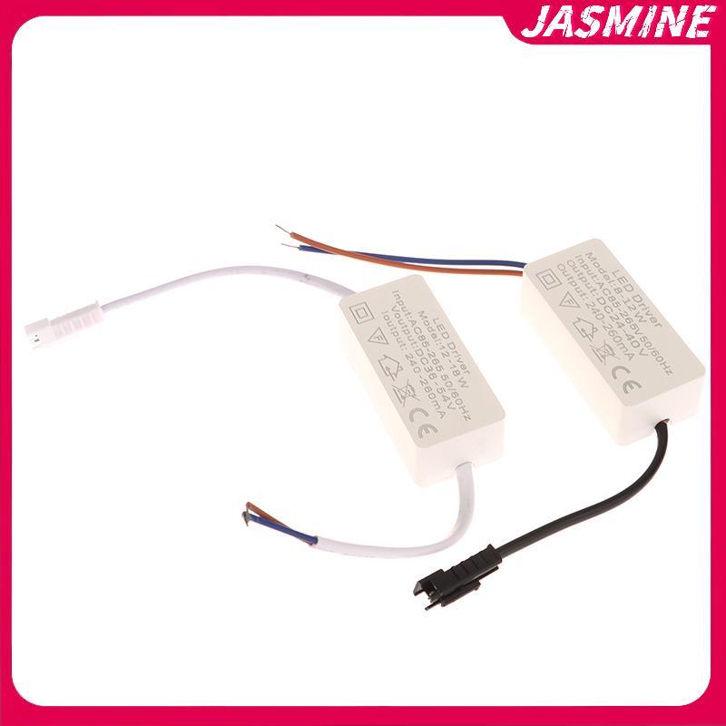 JASMINE 1PC 1-3W 3-5W 4-7W 8-12W12-18W 18-24W LED Driver Light Transformer Bộ chuyển đổi nguồn điện không đổi Dải đèn LED Driver Power JASMINE