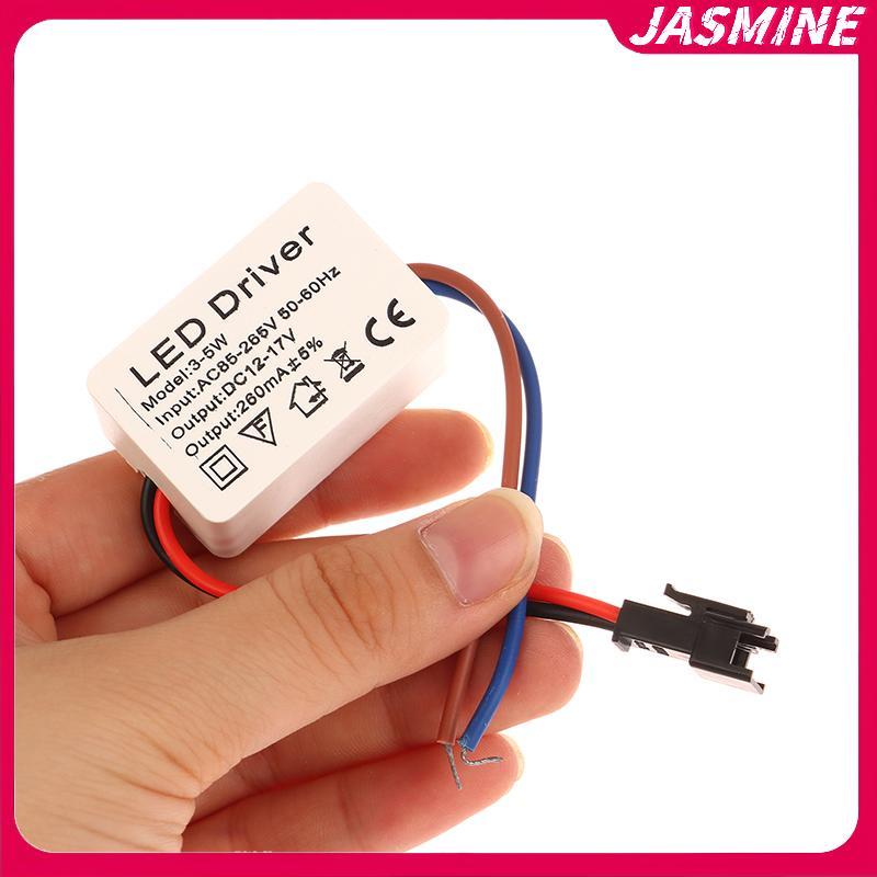 JASMINE 1PC 1-3W 3-5W 4-7W 8-12W12-18W 18-24W LED Driver Light Transformer Bộ chuyển đổi nguồn điện không đổi Dải đèn LED Driver Power JASMINE