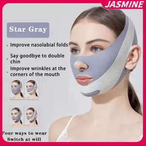 JASMINE Nữ Chin Cheek Mặt Giảm Béo Băng Nâng Lên Đai V Line Face Shaper Mặt Chống Nhăn Dây Đeo Chăm Sóc Da Dụng Cụ Làm Đẹp JASMINE