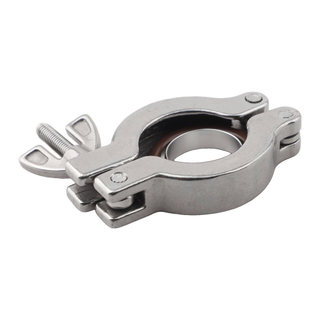 [Fuxin] Bộ kẹp chân không bằng thép không gỉ 304 KF16 KF25 KF40 KF50 Giá đỡ cao su