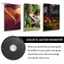 toyuvn SHUAIGUO Acoustic Guitar Sound Hole Cover Máy tạo độ ẩm Máy đo độ ẩm Tắt tiếng Phản hồi Buster Soundhole Phụ kiện cho Guitar dân gian (Màu đen)