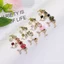 Pan Phong Cách Kim Cương Đính Đá Vương Miện Hoa Đính Hạt Vòng Tay Nữ Bạn Gái Cao Cấp Thép Không Gỉ Cá Heo Mặt Dây Chuyền Vòng Tay Trang Sức