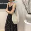 E-WOITD Handmade Dệt Kim Túi Đi Biển Rỗng Dệt Phong Cách Boho Tote Dung Tích Lớn Nữ Túi Xách Cho Mùa Hè Dã Ngoại E-WOITD
