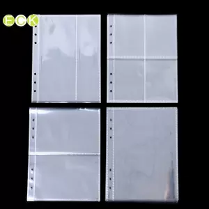 10 Album Ảnh Nhựa Trong Suốt Tiêu Chuẩn Trong Suốt A5 Chất Kết Dính Nạp Lại Tay Đẹp
