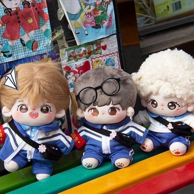 Búp Bê Cotton Ghế Tiếp Theo 20cm Quần Áo Bé Thuộc Tính Dễ Thương Đồng Phục Đi Học Phù Hợp Với Búp Bê Trang Phục