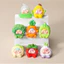 Túi mù hình con rau dễ thương – 4cm, Bộ 8 chiếc, Móc khóa DIY Charm, Trang trí bàn làm việc Kawaii
