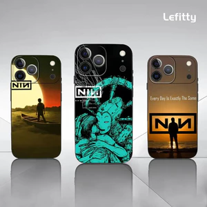 TP-1 Ban Nhạc N-Nine Cờ Lê Móng Tay Ốp Lưng Điện Thoại IPhone 17 16 15 14 13 12 11 Pro Max Plus Mini Đen Mờ Vỏ Mềm Funda