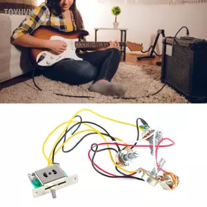 Toyuvn Guitar Mạch Dây Khả Năng Tương Thích Rộng Dây Bộ Lâu Dài Chuyên Nghiệp Cải Tiến Mức Độ Âm Thanh Cho Guitar Điện