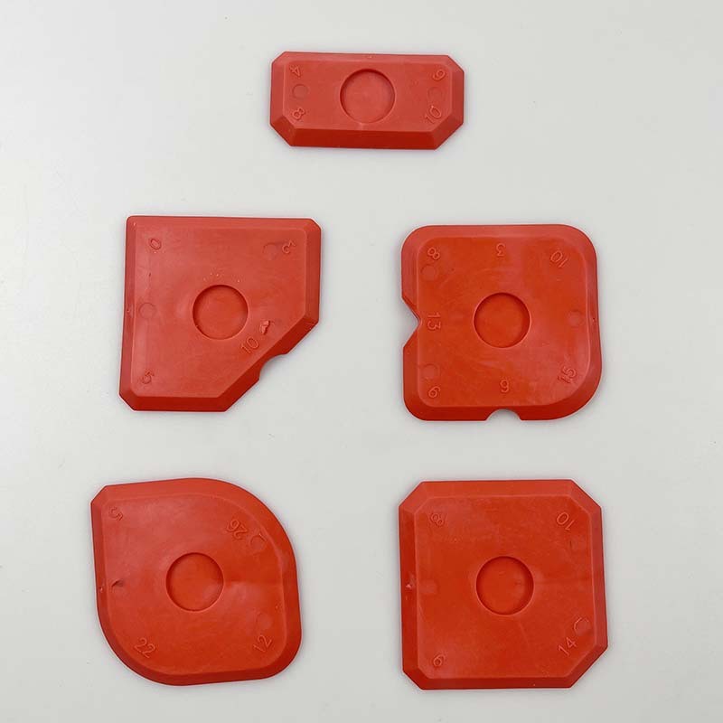 ✪Bộ dụng cụ làm đầy khớp silicon 5 mảnh Dụng cụ bịt kín Thìa vữa Thích hợp cho nhà bếp Phòng tắm Cửa sổ sàn U0WP