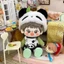Quần áo cotton cho bé búp bê gấu trúc 20cm, bộ đồ thay thế dễ thương, không kèm phụ kiện