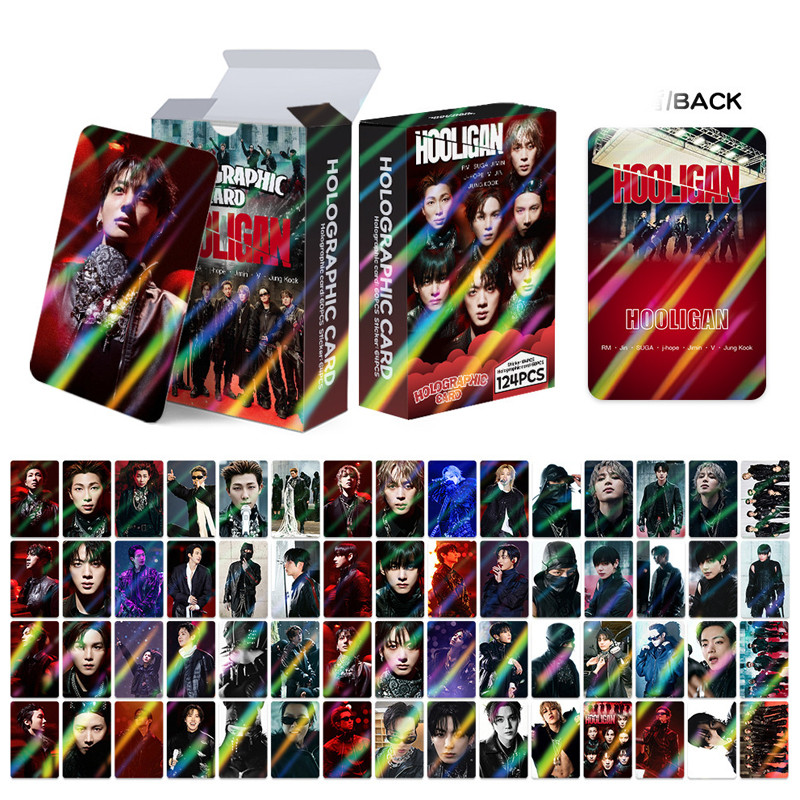 SQ3 124 Cái / bộ BTS LOMO Thẻ Dán Album thứ 5 ARIRANG Hooligan Bưu Thiếp Bộ Sưu Tập Ngôi Sao Ngoại Vi QS3
