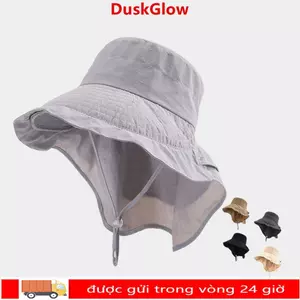 Mũ chống nắng nữ DUSKGLOW, Mũ chống nắng mùa hè vành rộng, Mũ bảo vệ cổ có thể điều chỉnh Mũ ngư dân