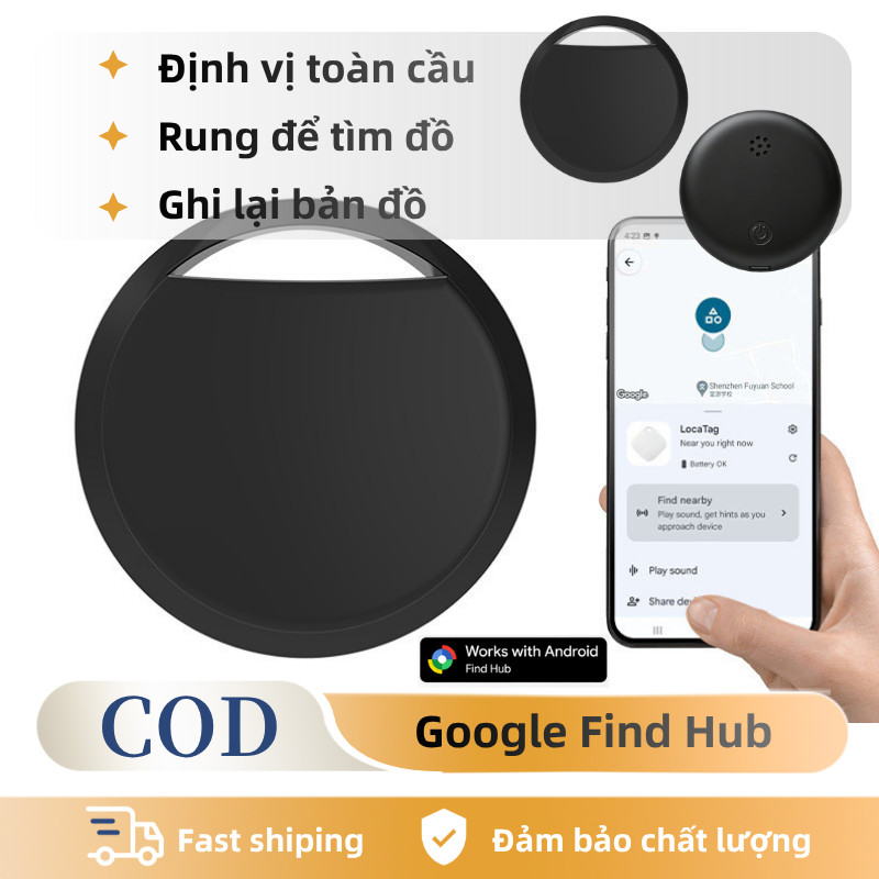 Thiết Bị Chống Mất Thông Minh – Hỗ Trợ Android/iOS, Chống Nước IP67, Dùng Cho Chìa Khóa, Ví, Thú Cưng, Xe Máy
