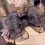 Lưới Nơ Kim Cương Giả Vuốt Tóc Vintage Thanh Lịch Kẹp Tóc Kẹp Tóc Cá Mập Cho Nữ Phụ Kiện Tóc Thời Trang